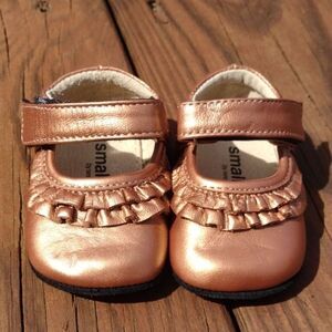 Smaller by See Kai Run Bronze Kristine Mary Jane Shoes Size 0-6 Months